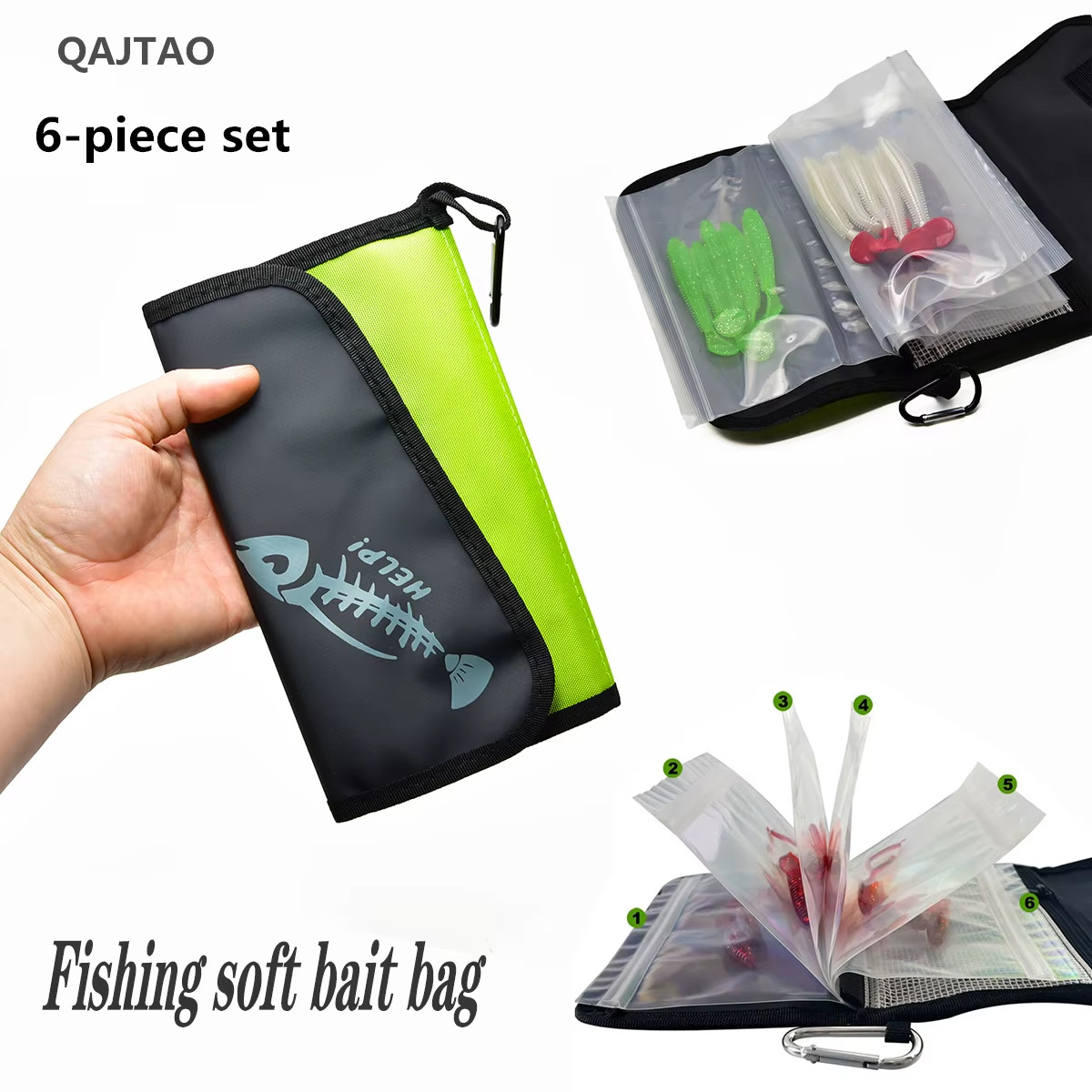 QAJTAO Luya Sahte Yem Çantası  - Ice Fishing Tip Up incelemesi ve fiyatı